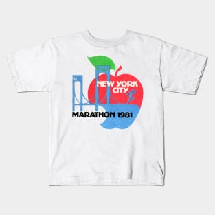 1981 New York Marathon Kids T-Shirt